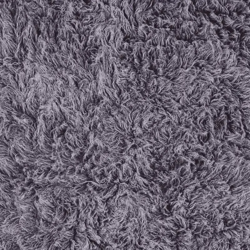 FlokatiRug Gray Solid Color Shag Rug