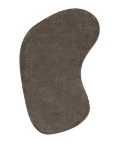 Nanimarquina Gray Oddly Shaped Wool Rug 3 Product Image