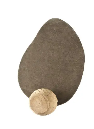 Nanimarquina Beige Oddly Shaped Wool Rug 3 Product Image