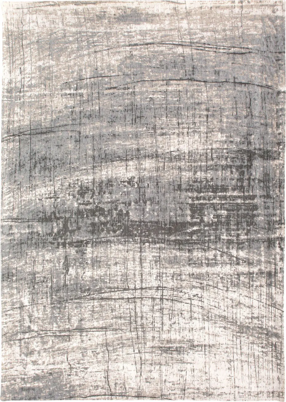 Louis De Poortere Mad Men - Griff Gray Flatweave Cotton Rug