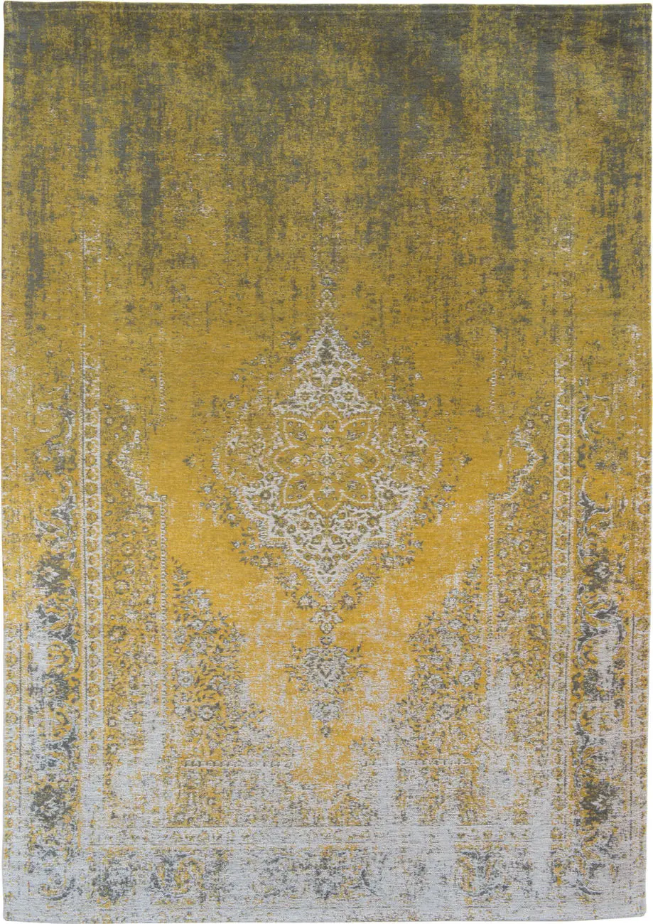 Louis De Poortere Fading World - Generation Yellow Flatweave Cotton Rug