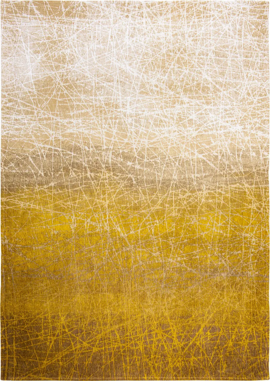 Louis De Poortere Mad Men - Fahrenheit Yellow Flatweave Cotton Rug