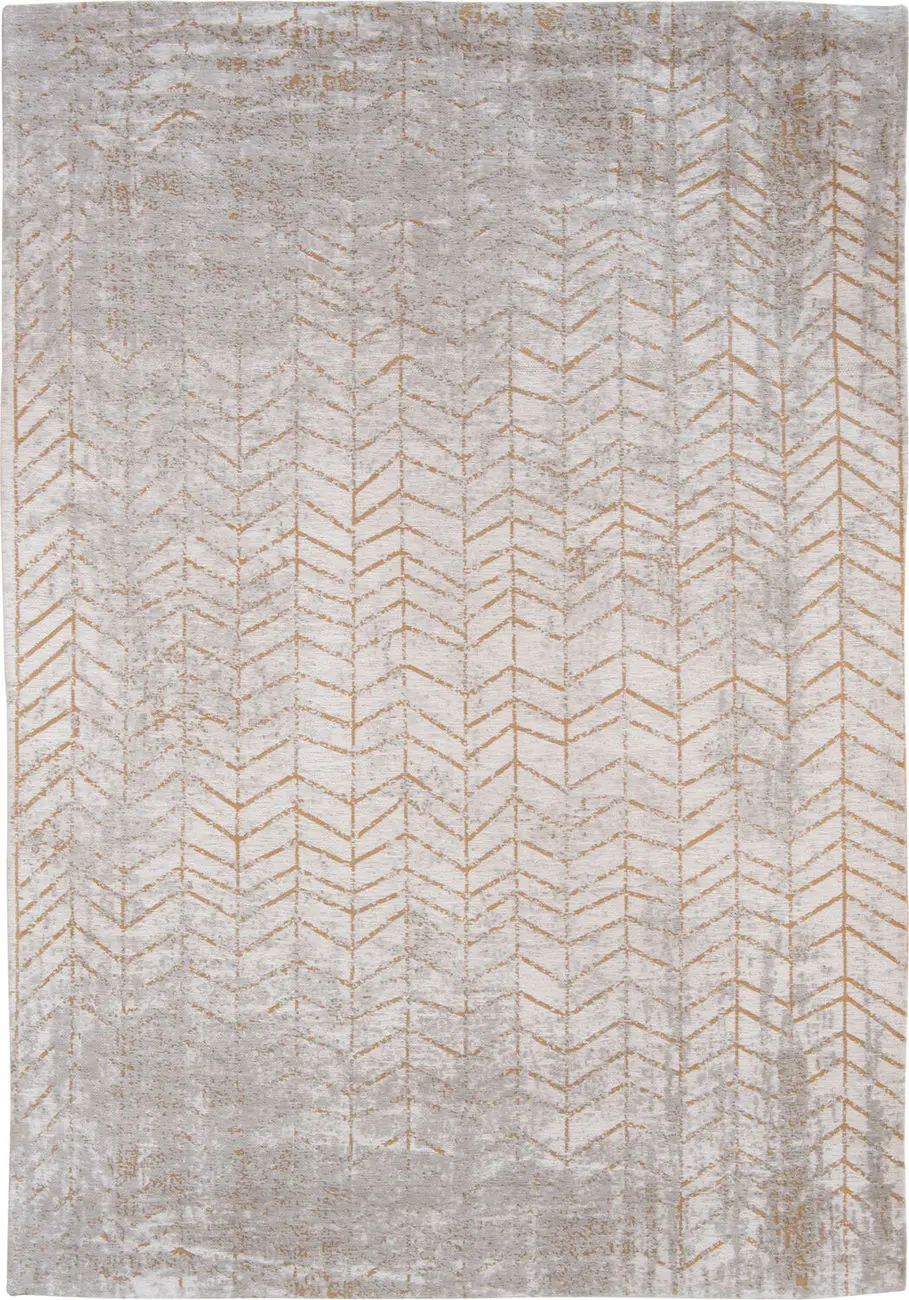 Louis De Poortere Mad Men - Jacob's Ladder Gray Flatweave Cotton Rug