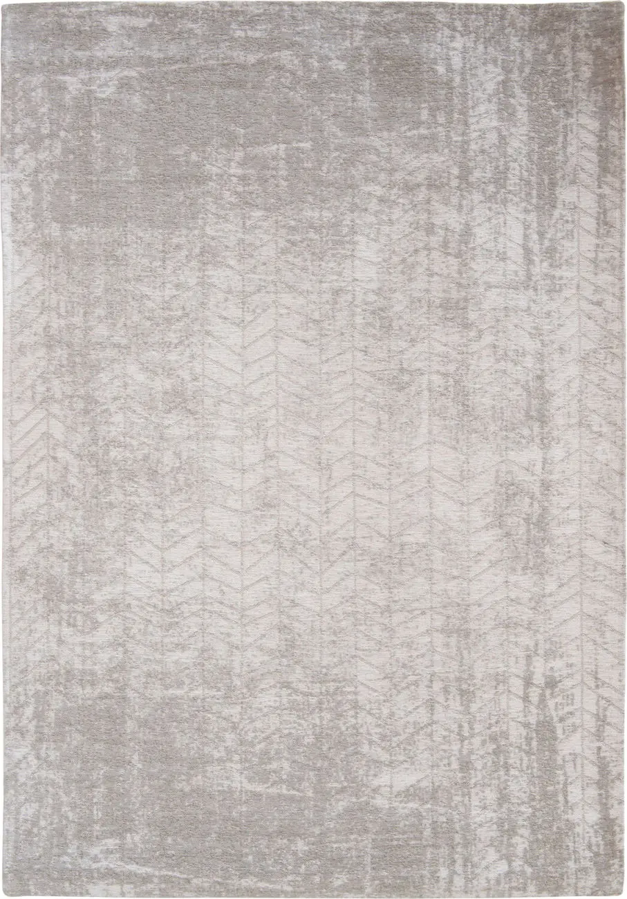 Louis De Poortere Mad Men - Jacob's Ladder Gray Flatweave Cotton Rug