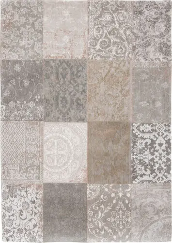 Louis De Poortere Vintage - Multi Beige Flatweave Cotton Rug