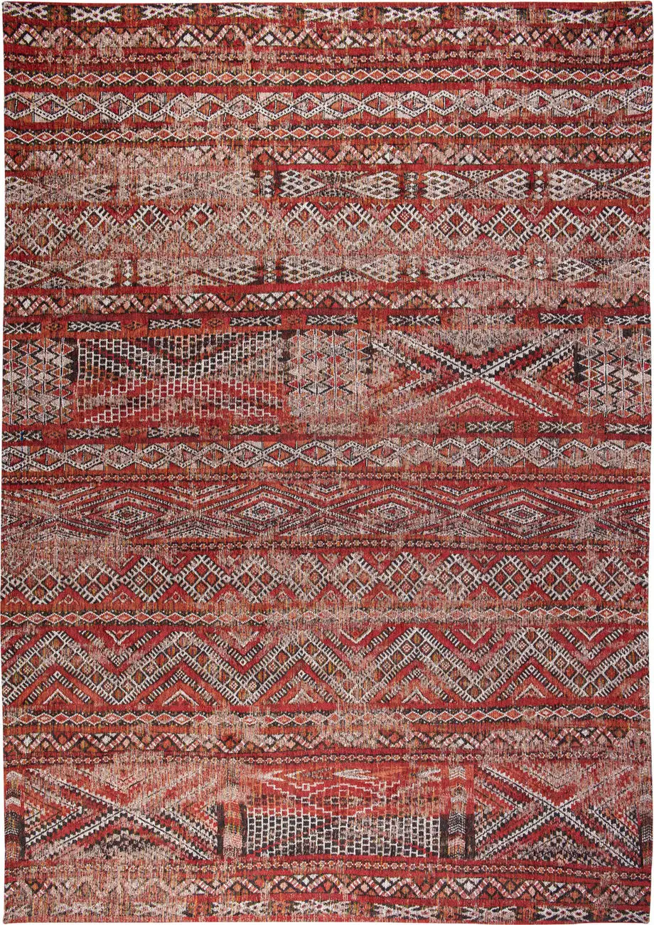 Louis De Poortere Antiquarian - Kilim Red Flatweave Cotton Rug