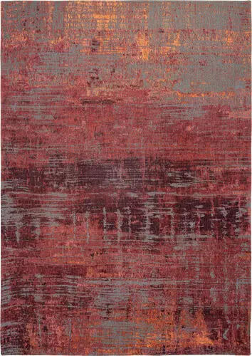 Louis De Poortere Atlantic - Streaks Multi-Colored Flatweave Cotton Rug