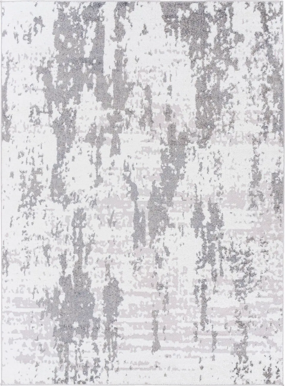 Modern Loom Abbey ABY-2331 Gray Power Loomed Synthetic Rug