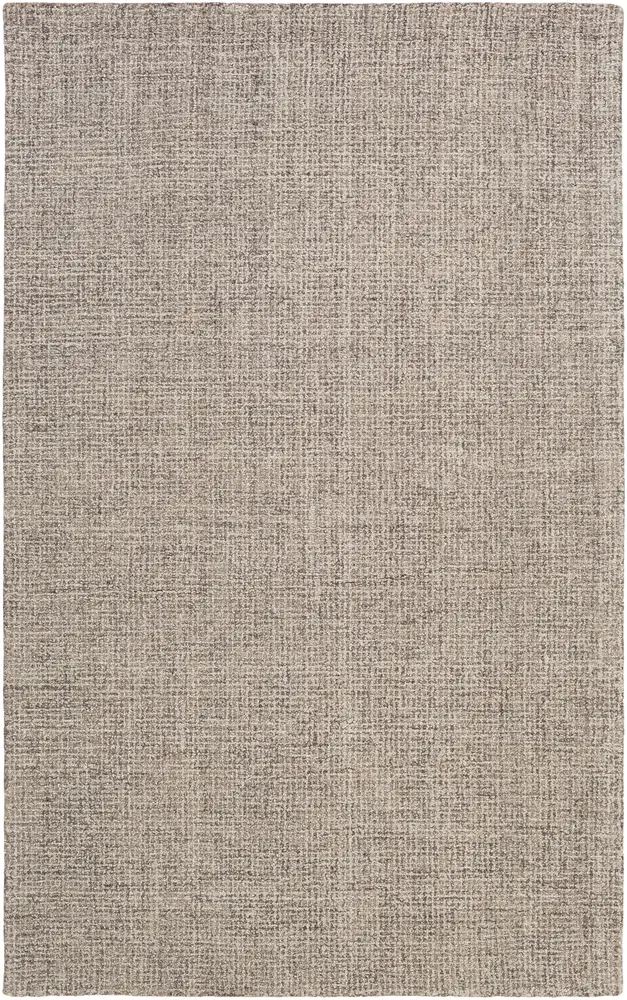 Aiden AEN-1005 Medium Gray Wool Solid Colored Rug