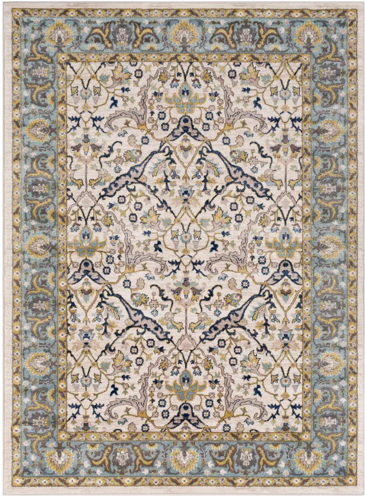 Athens AHN-2308 Camel Bordered Traditional Rug