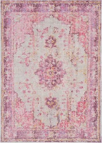 Surya Antioch AIC-2305 Bright Pink Transitional Synthetic Rug
