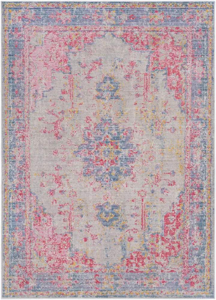 Antioch AIC-2306 Violet Traditional Synthetic Rug