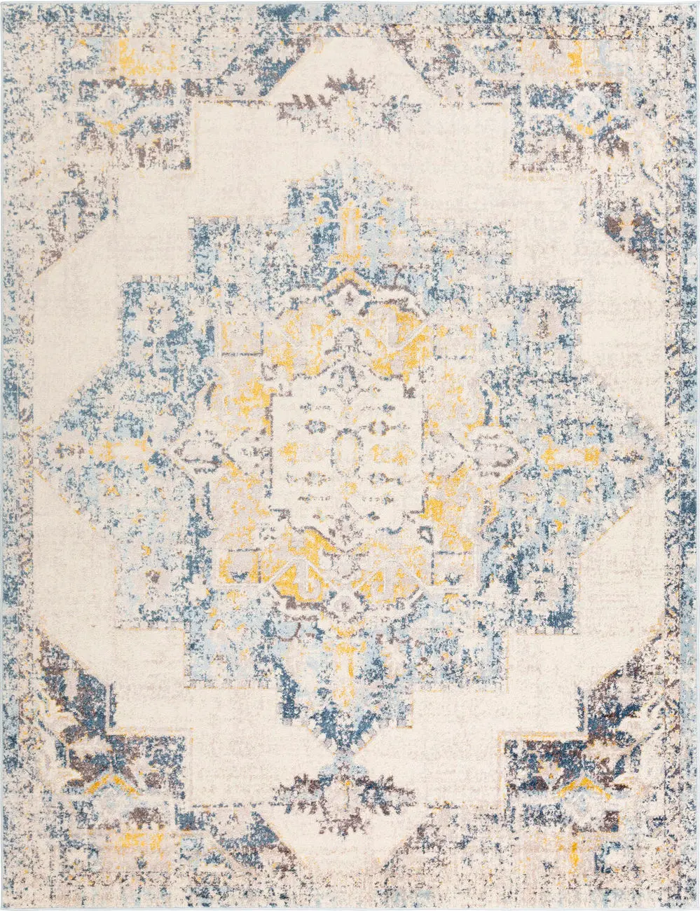 Acactus ACS-2309 Blue Synthetic Traditional Rug