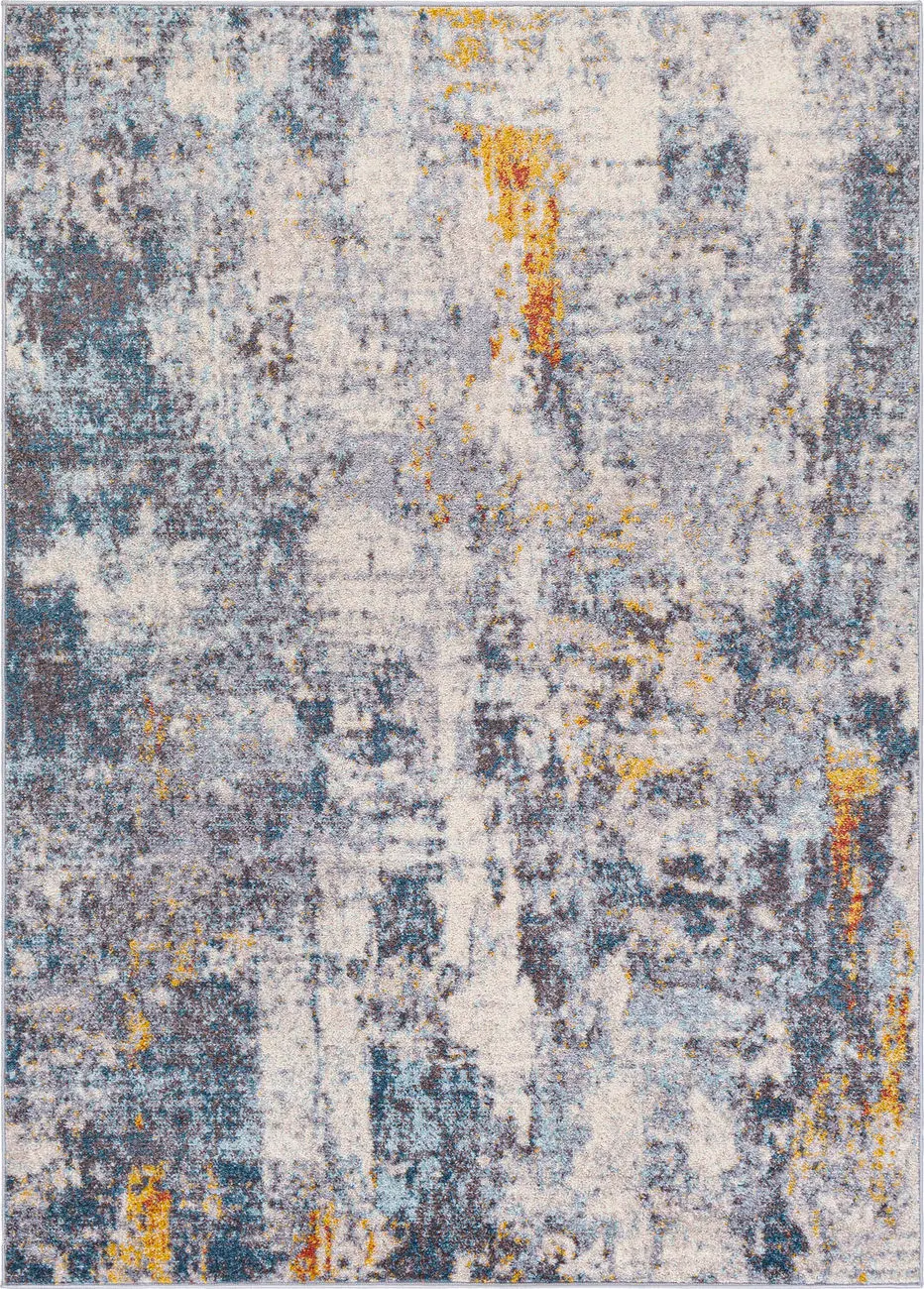 Modern Loom Acactus ACS-2338 Multi-Colored Power Loomed Synthetic Rug