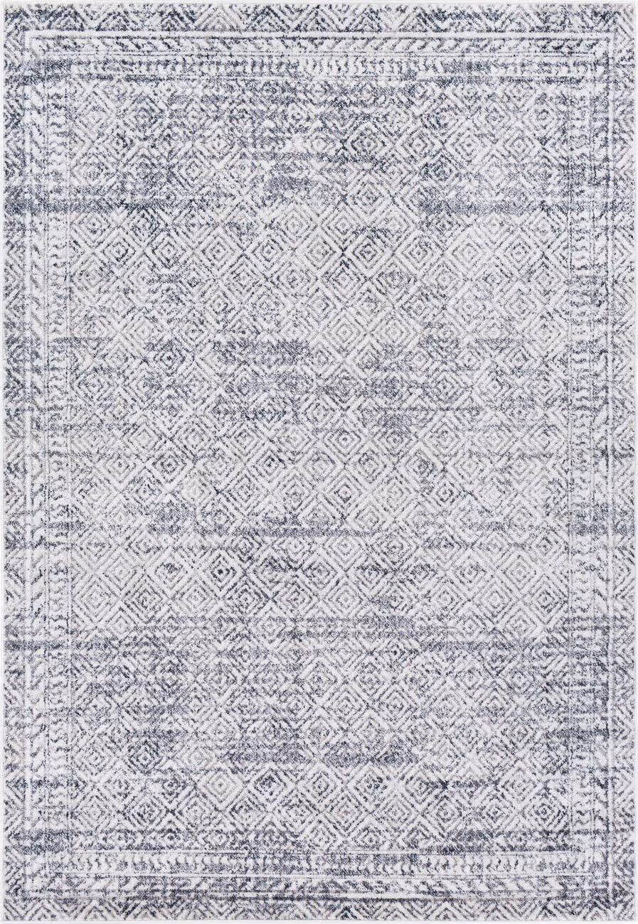 Modern Loom Alice ALC-2303 Gray Power Loomed Synthetic Rug