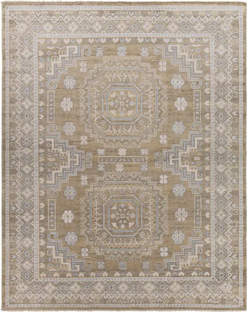 Modern Loom Almeria ALM-2301 Beige Hand Knotted Silk Rug