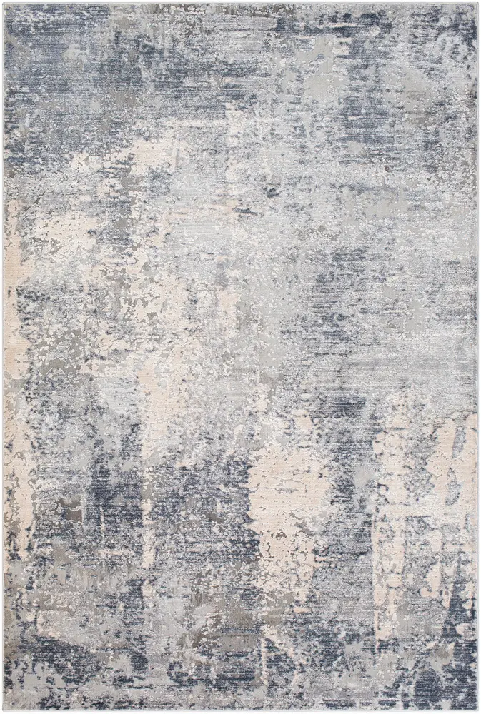 Alpine ALP-2306 Medium Gray Abstract Synthetic Rug