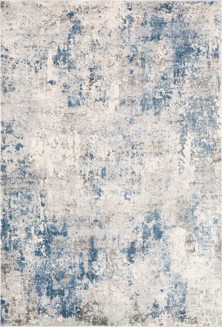 Alpine ALP-2311 Blue Synthetic Abstract Rug