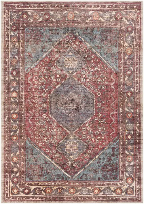 Surya Aaronnie AAI-2306 Dark Purple Natural Fiber Traditional Rug