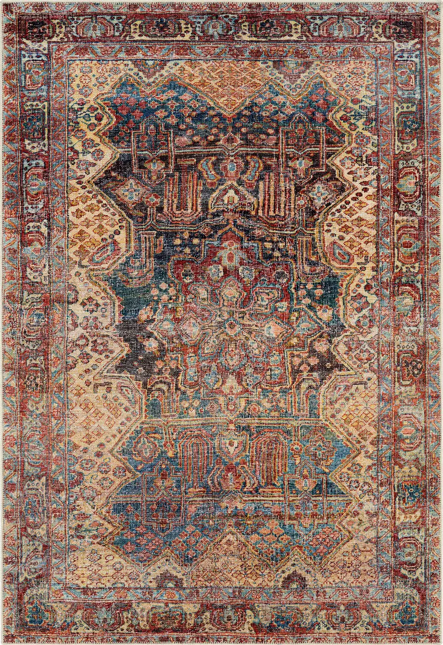 Modern Loom Amelie AML-2337 Multi-Colored Power Loomed Natural Fiber Natural Fiber Rug