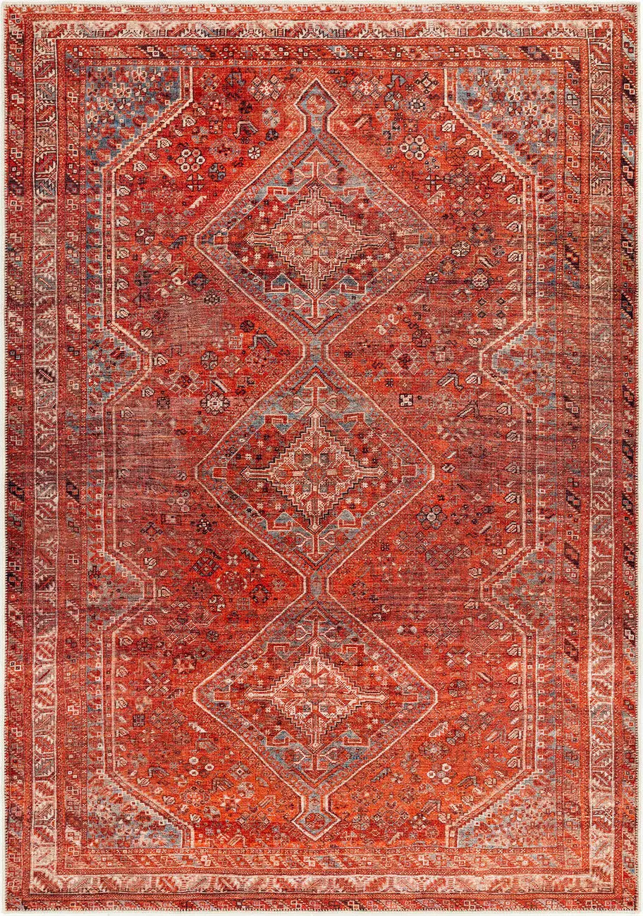 Modern Loom Amelie AML-2341 Red Power Loomed Natural Fiber Natural Fiber Rug