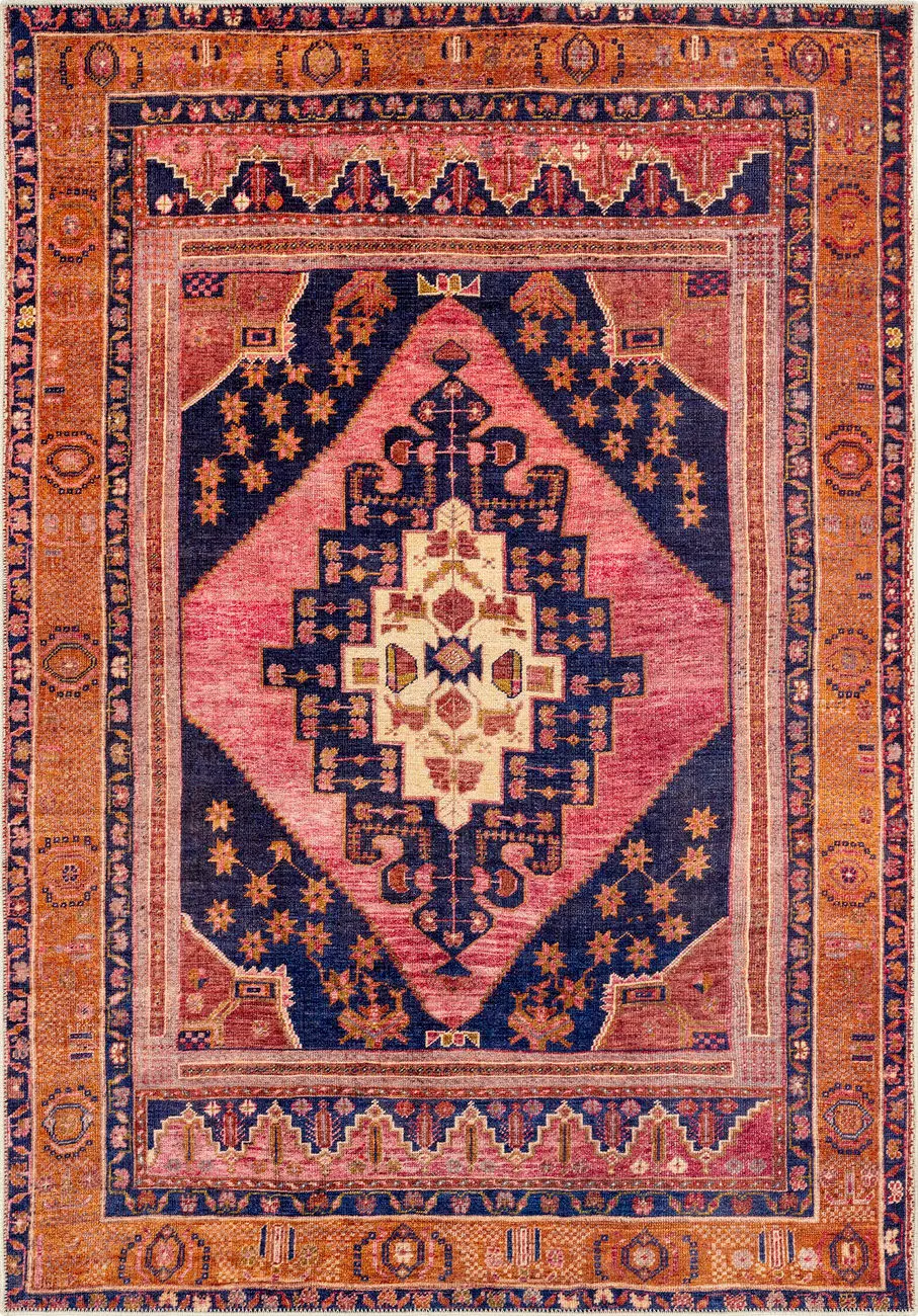 Modern Loom Amelie AML-2347 Multi-Colored Power Loomed Natural Fiber Natural Fiber Rug