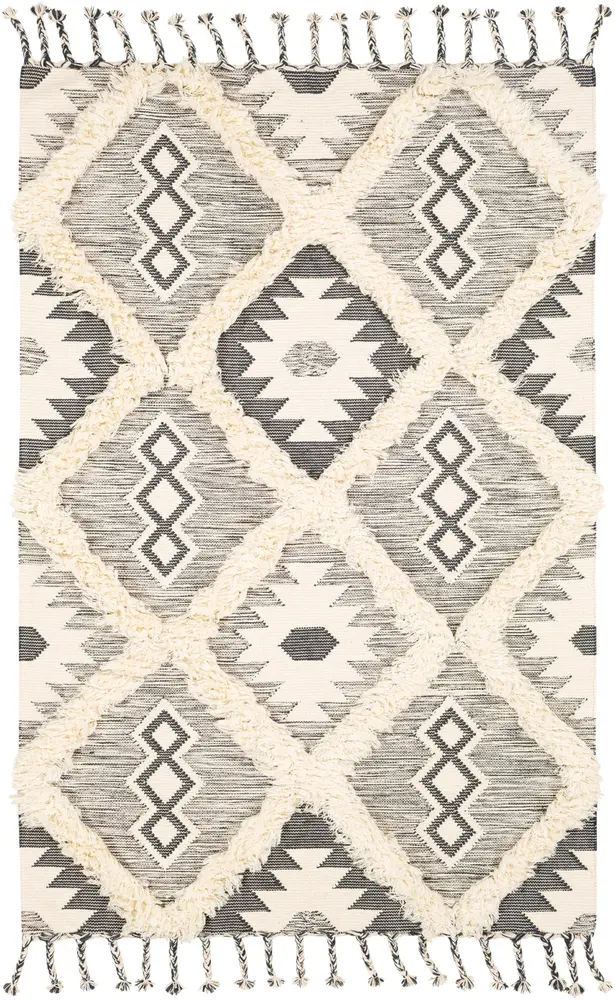 Apache APA-2305 Charcoal Hilo Abstract Rug