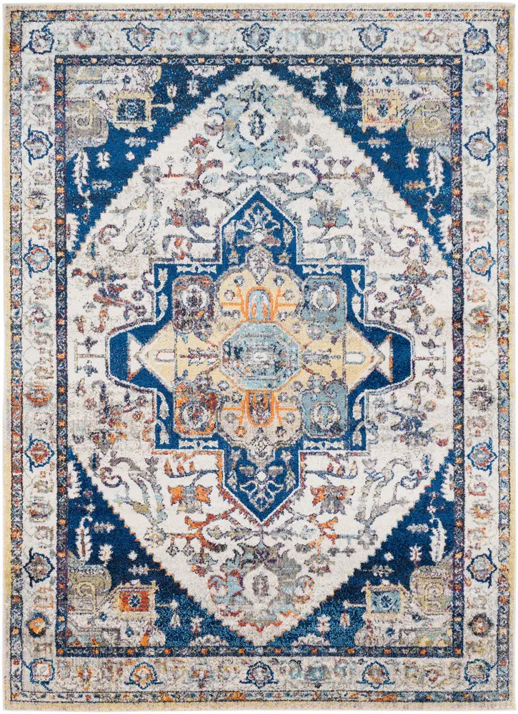 Ararat ARA-2305 Dark Blue Traditional Synthetic Rug