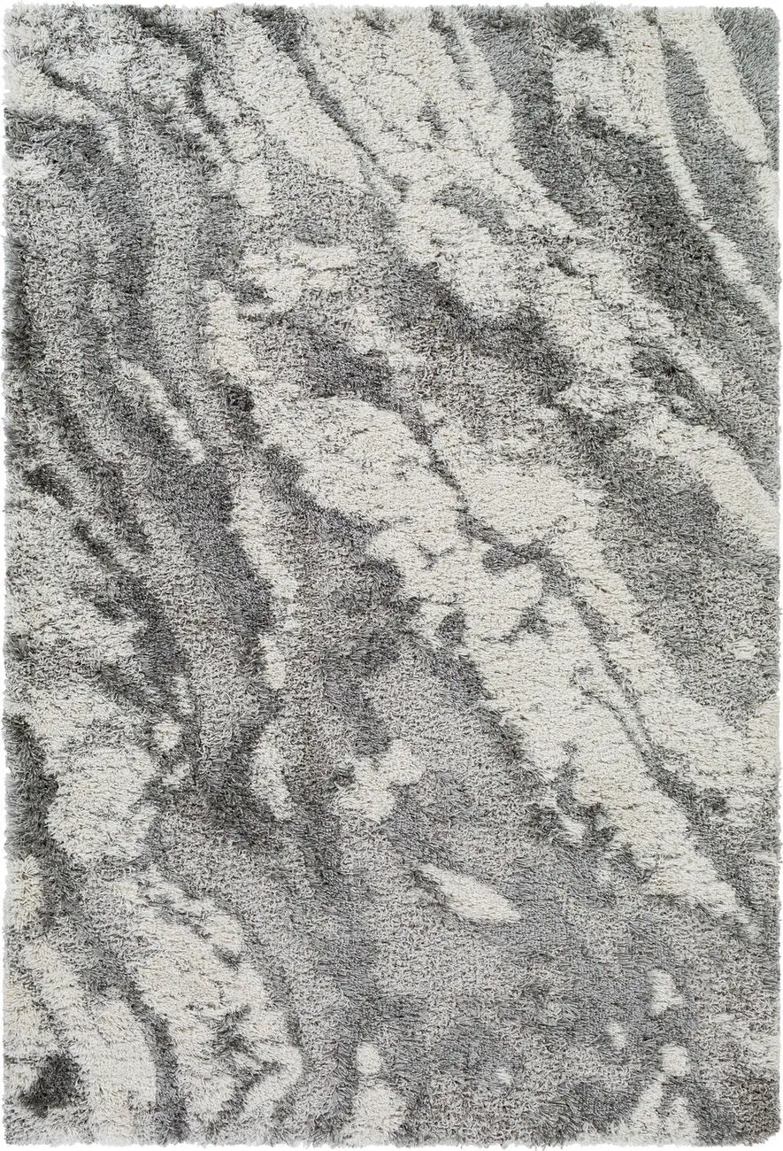 Modern Loom Alta Shag ASG-2301 Gray Power Loomed Synthetic Rug