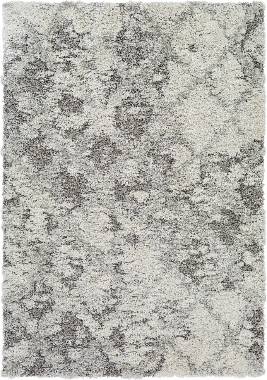 Modern Loom Alta Shag ASG-2305 Gray Power Loomed Synthetic Rug
