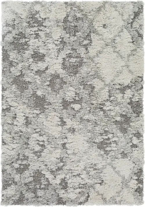 Modern Loom Alta Shag ASG-2305 Gray Power Loomed Synthetic Rug
