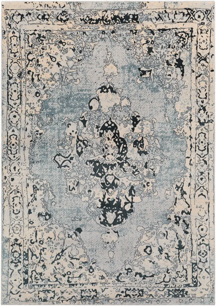 Asia Minor ASM-2314 Light Gray Synthetic Traditional Rug