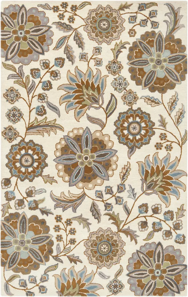 Athena ATH-5063 Denim Floral Transitional Rug