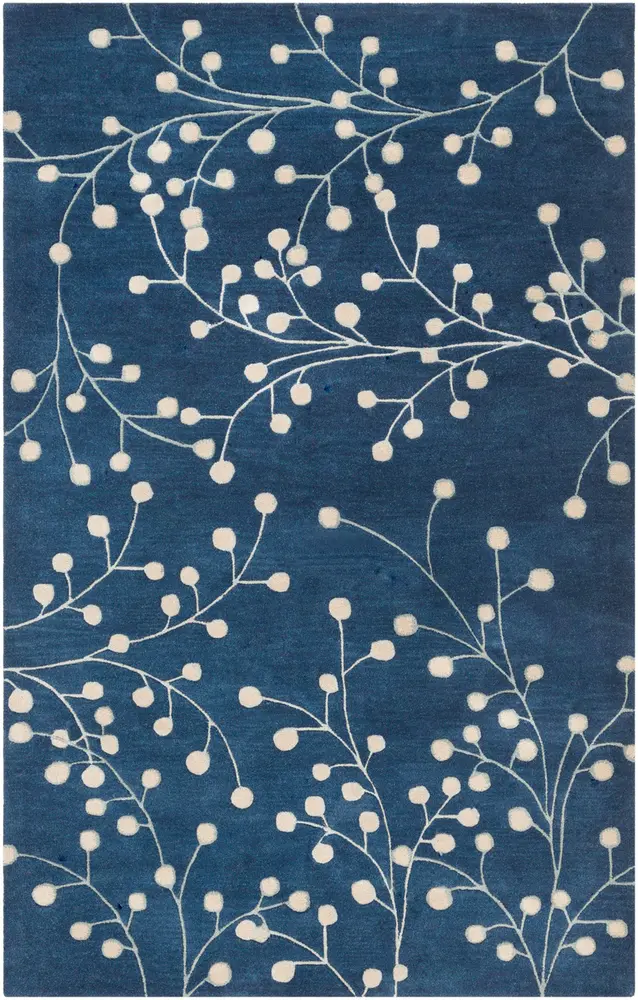 Athena ATH-5156 Navy Wool Transitional Rug