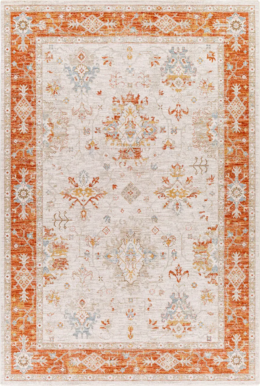 Modern Loom Avant Garde AVT-2312 Orange Power Loomed Synthetic Rug