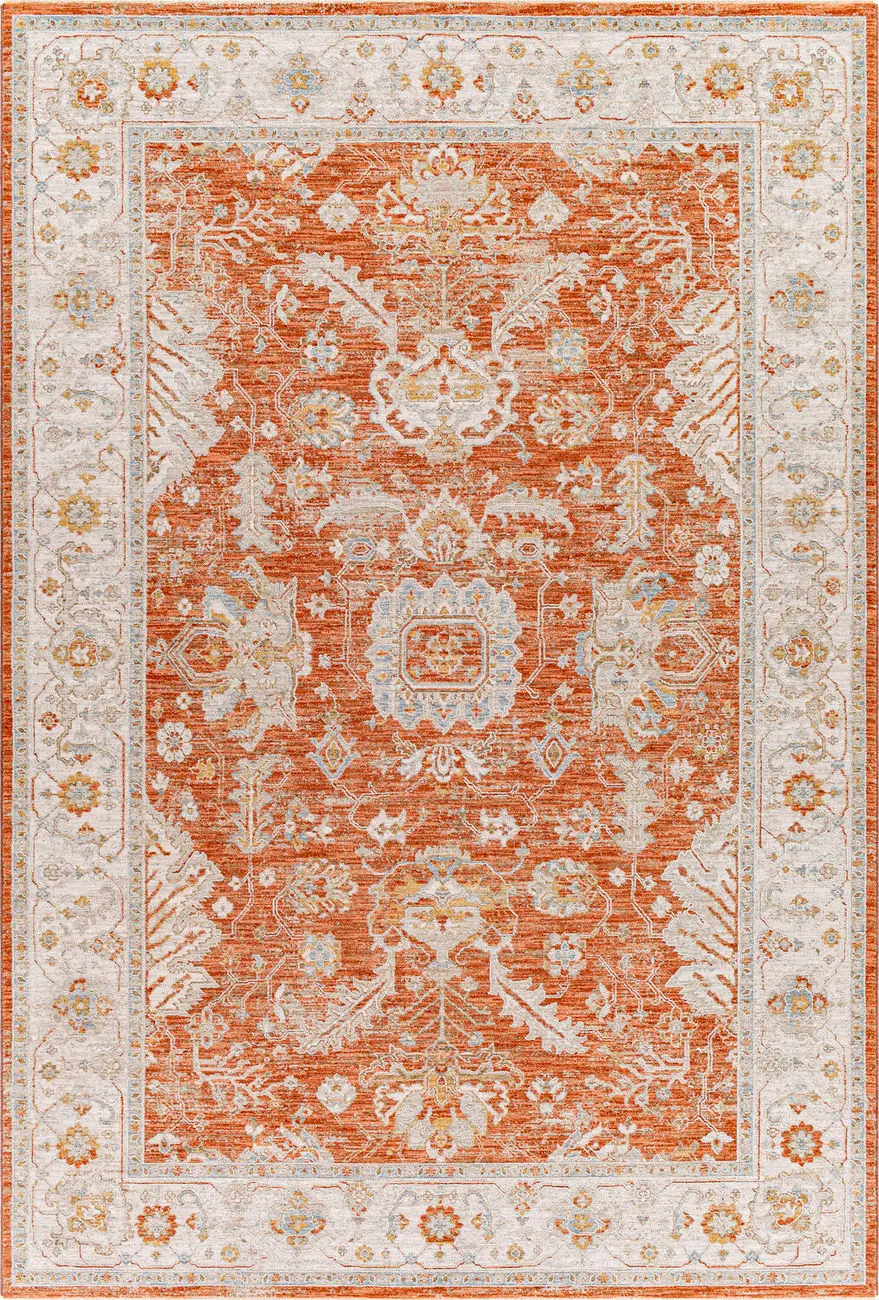Modern Loom Avant Garde AVT-2317 Orange Power Loomed Synthetic Rug
