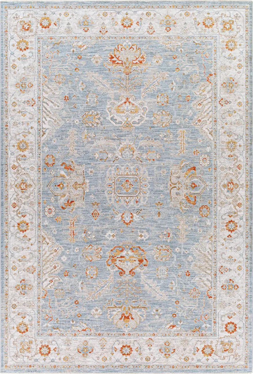Modern Loom Avant Garde AVT-2318 Blue Power Loomed Synthetic Rug