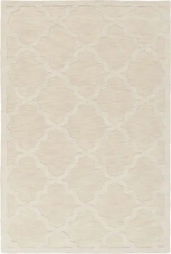 Central Park AWHP-4021 Khaki Patterned Wool Rug Product Image