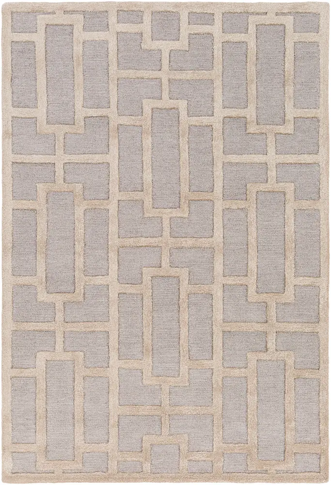 Arise AWRS-2141 Light Gray Wool Silk Rug