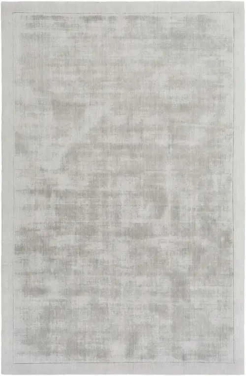 Surya Silk Route AWSR-4036 Light Gray Solid Colored Silk Rug