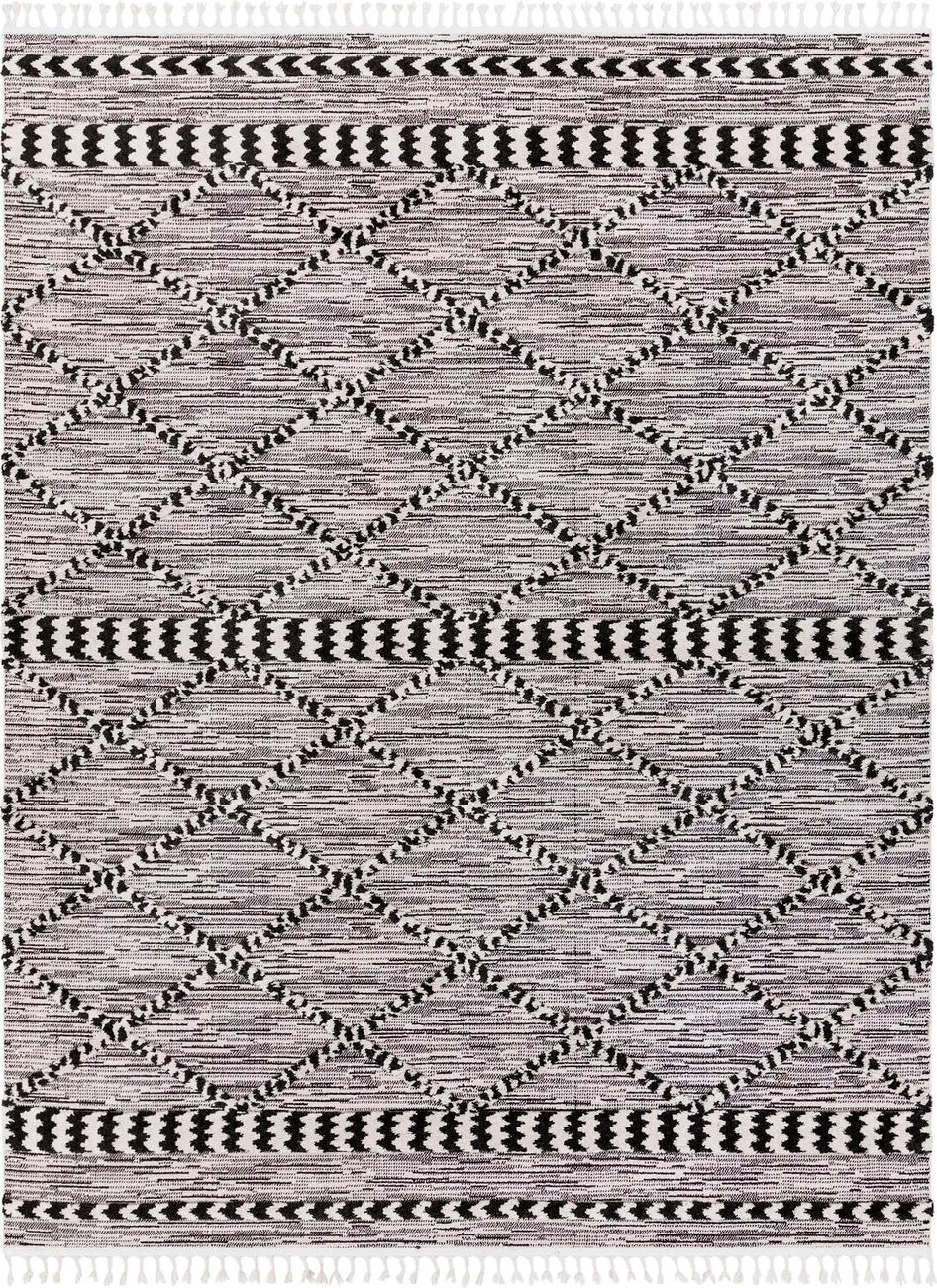 Azilal AZI-2311 Black Braided Synthetic Rug