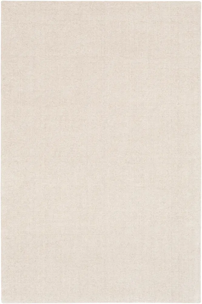 Bari BAR-2300 Ivory Solid Colored Wool Rug