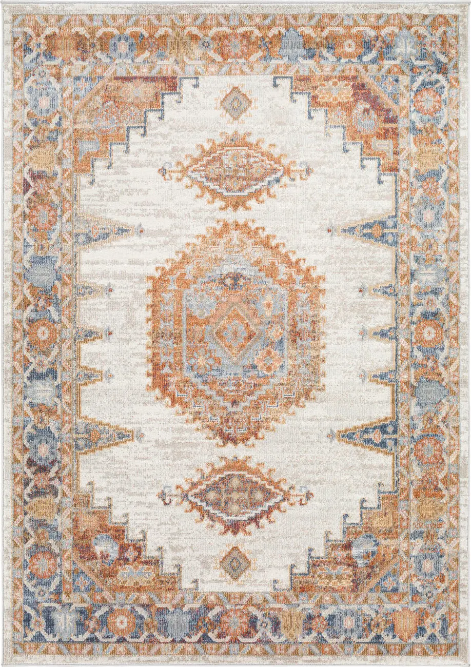 Modern Loom Bilbao BBO-2309 Multi-Colored Power Loomed Synthetic Rug