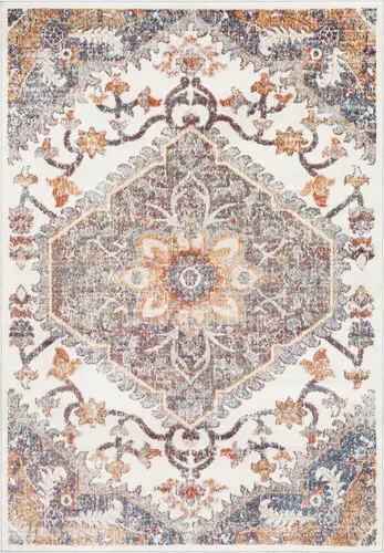 Modern Loom Bilbao BBO-2317 Multi-Colored Power Loomed Synthetic Rug Product Image