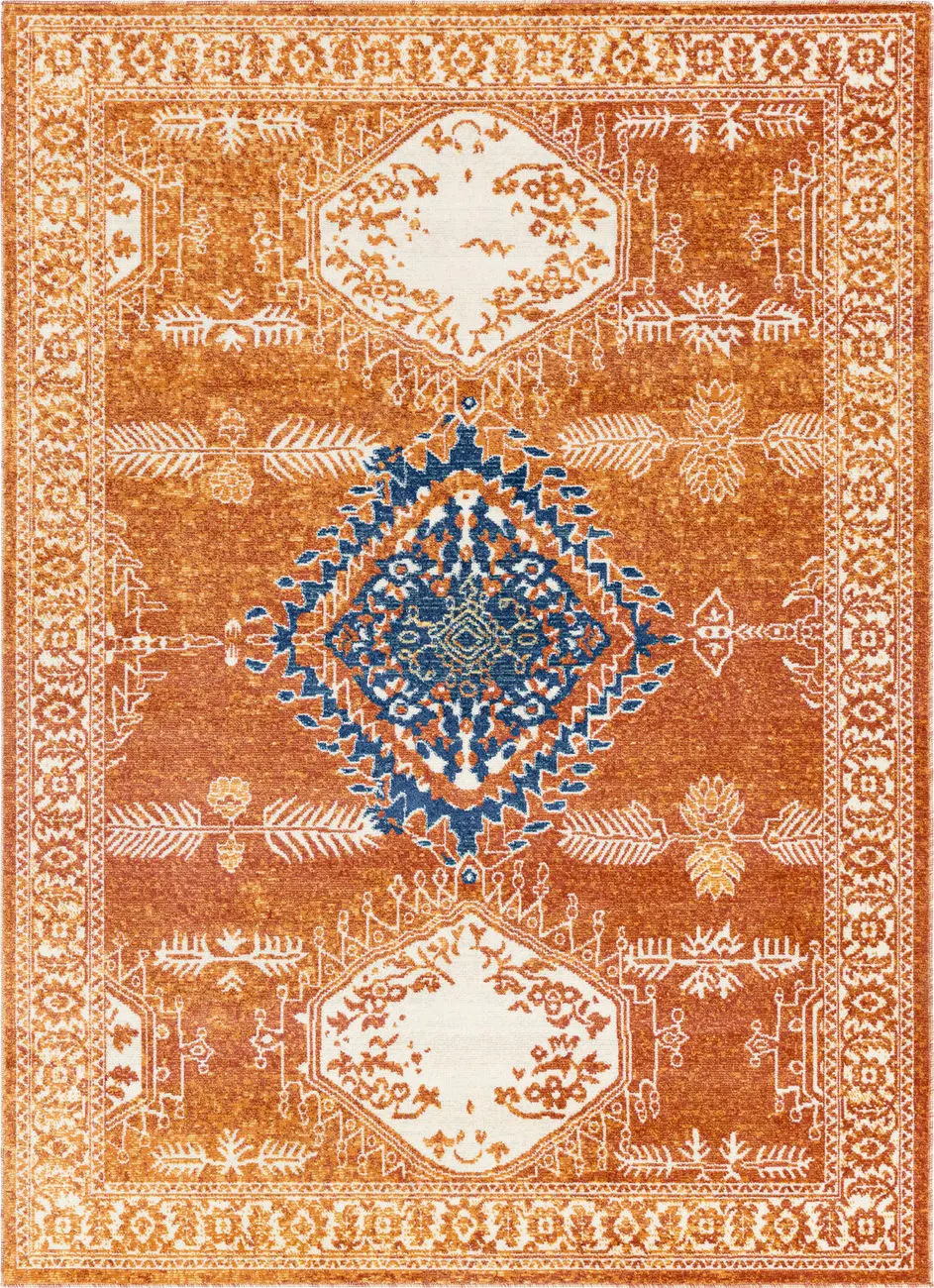 Modern Loom Adelhel ADL-2318 Brown Power Loomed Synthetic Rug