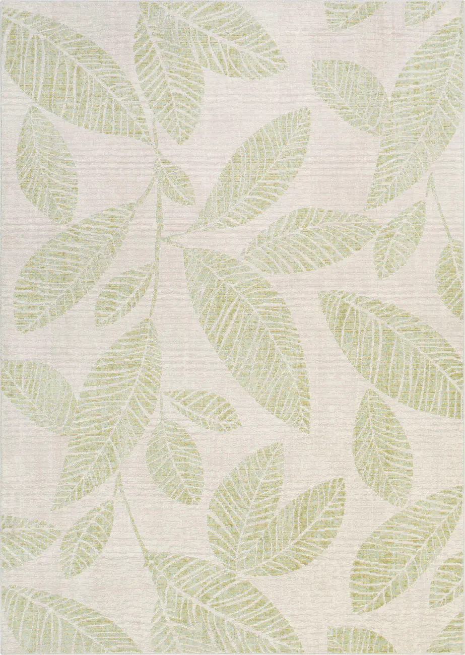 Modern Loom Adelhel ADL-2320 Green Power Loomed Synthetic Rug