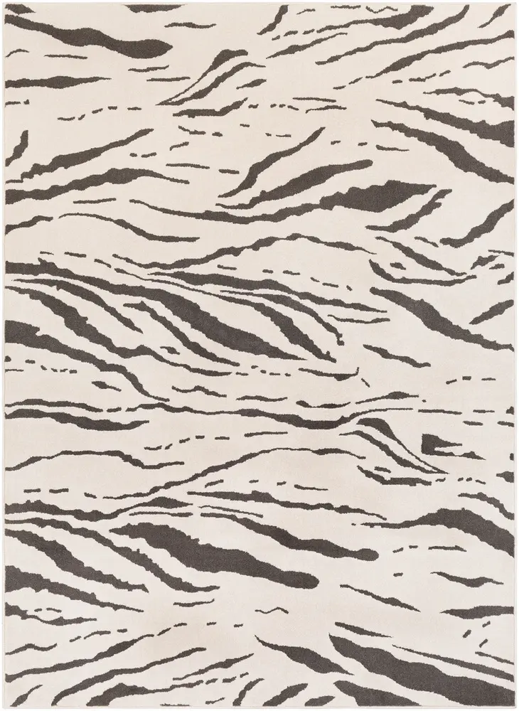 Modern Loom Aceri ACI-2319 Charcoal Synthetic Abstract Rug