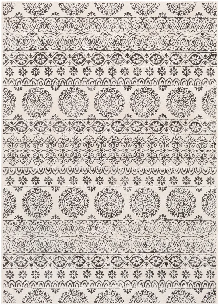 Aceri ACI-2323 Charcoal Patterned Abstract Rug