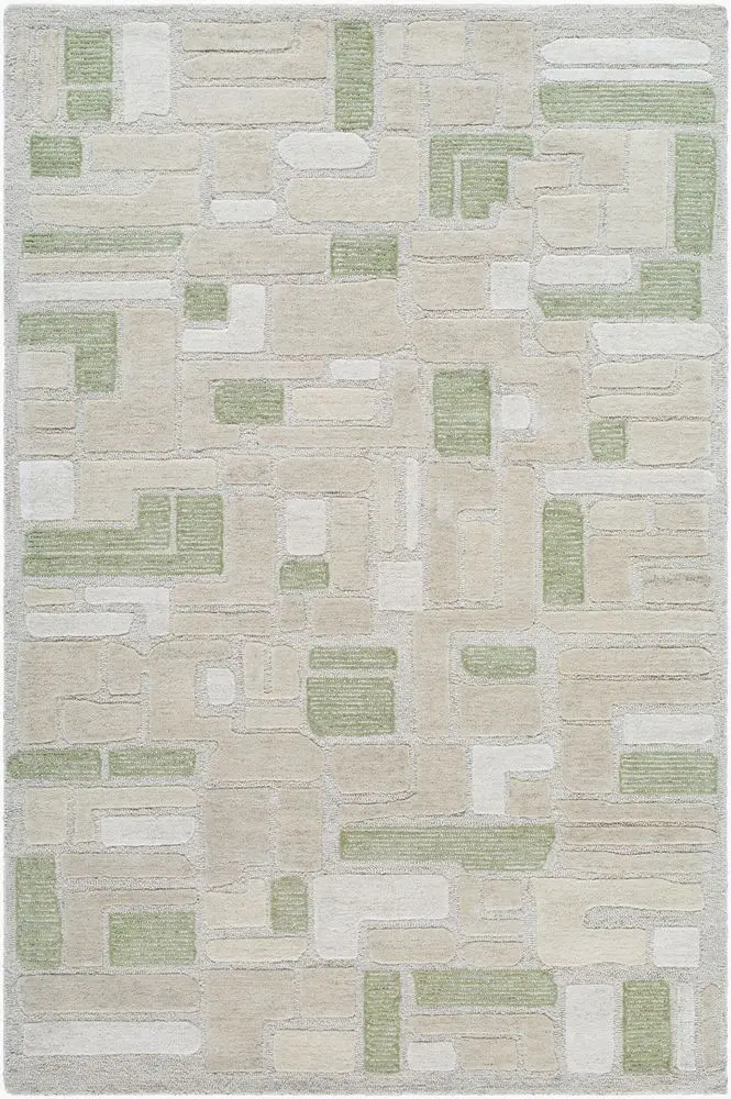 Brook BKO-2361 green Rug