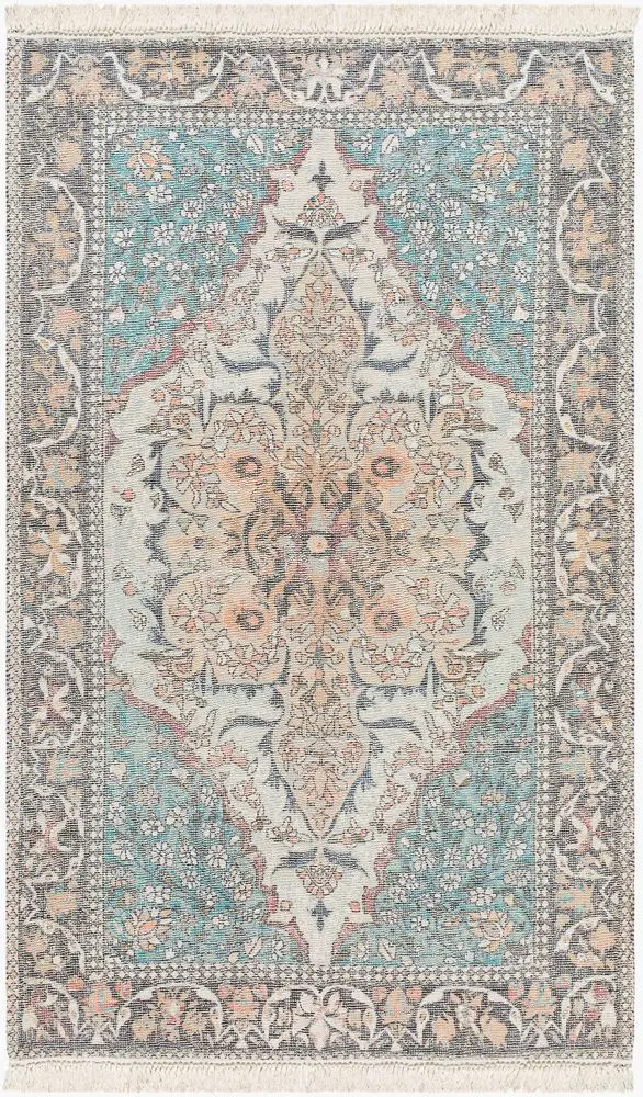 Belfast BLF-2302 teal Rug